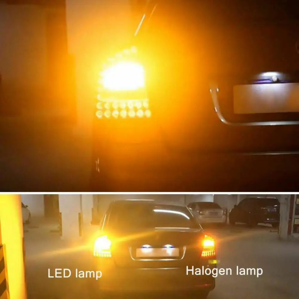 2 шт. светодиодсветодиодный лампы для указателей поворота 1156 P21W 3157 BA15S 15SMD 2835 |