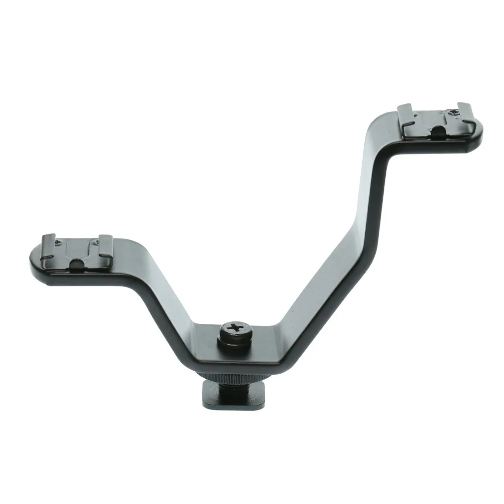 Многофункциональная DSLR камера горячий башмак v-образный Кронштейн для вспышки