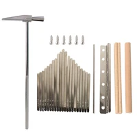 21 keys steel kalimba replacement keyswood bridgetuning hammer kit thumb piano musical instrument parts accessories