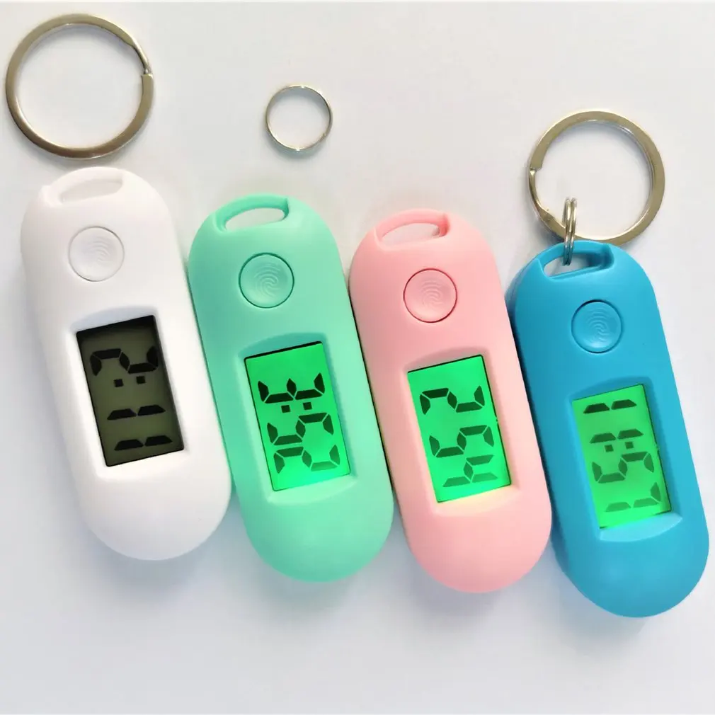 

Silent Luminous Mini Portable Digital Electronic Clock Student Exam Study Library Pocket Watch Green Backlight LCD Display