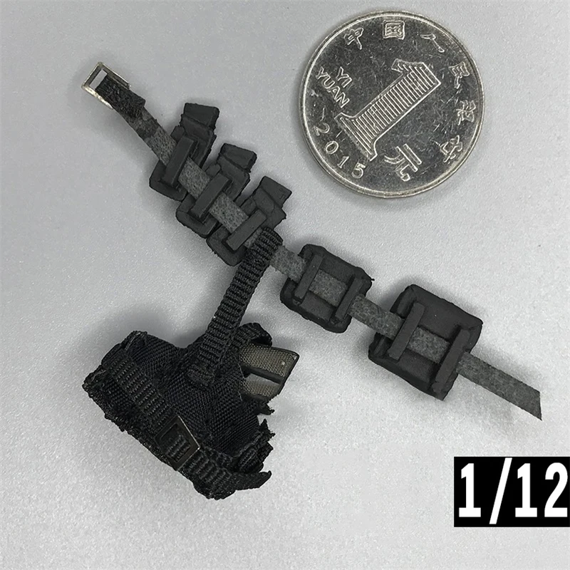 

IronFingers Female Assassin Pistol Holster Waistband Gun 1/12 Scale For Mostly 6 Inch Body Figures Collectible In Stock