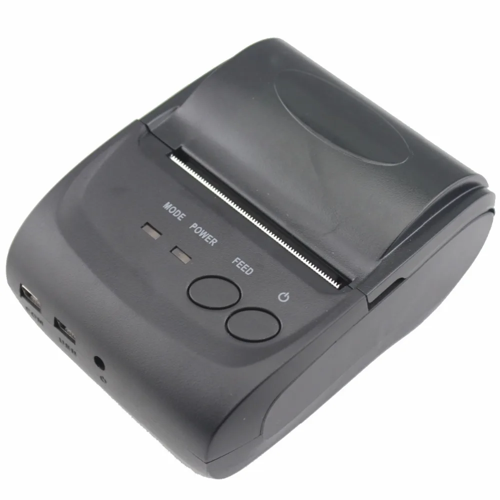 Portable Mini Bluetooth Printer Thermal Receipt Printer Pocket Ticket Machine For Mobile Phone Android iOS PC 58mm