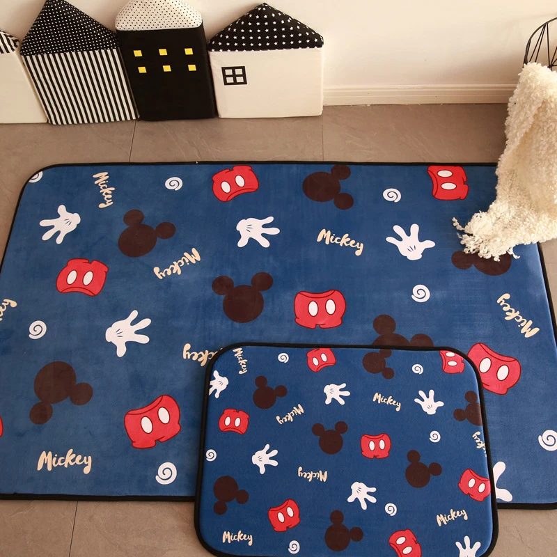 Disney Mickey Minnie Mouse детский коврик для ползания игровой дома мягкий всесезонный