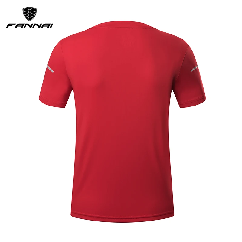 FANNAI Спортивная футболка для мужчин летняя свободная спортивная одежда с