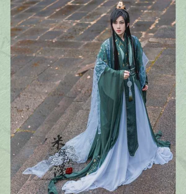 Аниме злодей самоспасательная система Shen Yuan Косплей Костюм Тянь Гуань Си фу Ци