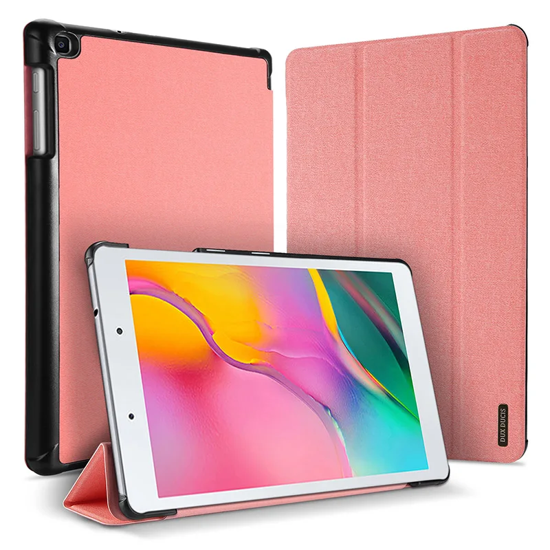 Rose Флип-чехол для samsung TAB A 8,0 T290/T295, защитный Магнитный чехол-подставка из искусственной кожи, ударопрочный чехол для планшета - Цвет: Rose