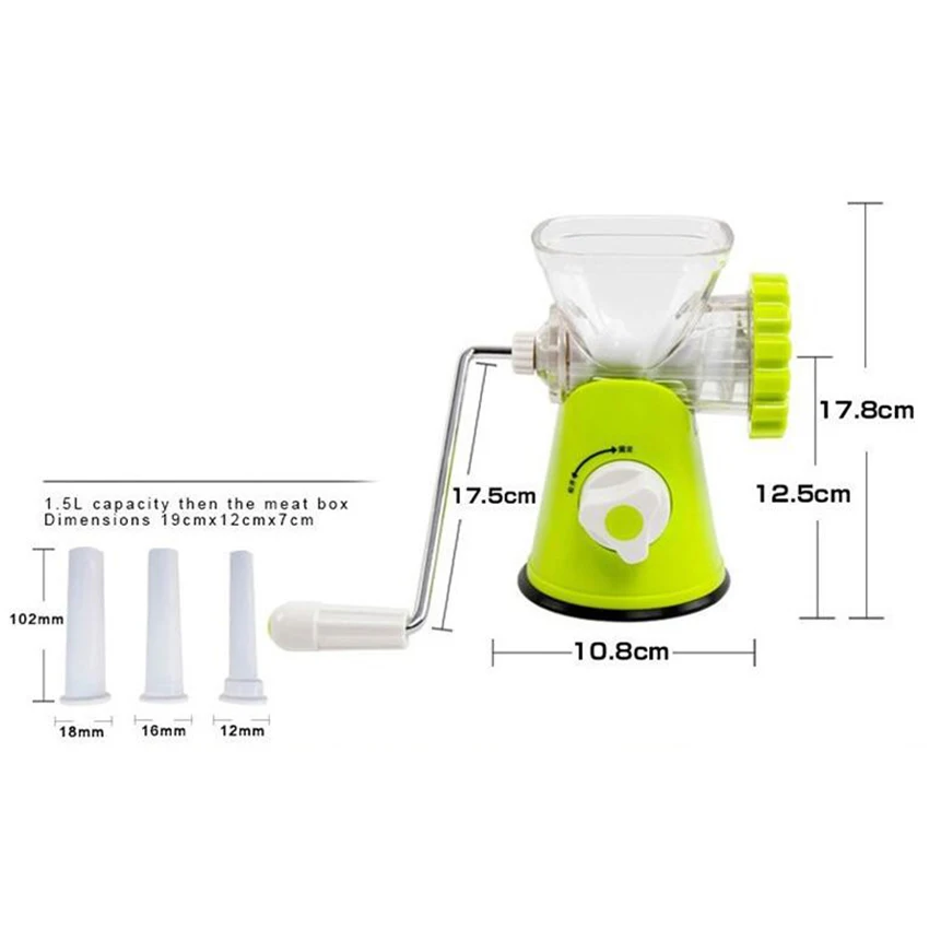 High Quality Multifunctional Home Manual Meat Grinder For Mincing Meat/Vegetable/Spice Hand-cranked Mincer Sausage Rated | Дом и сад