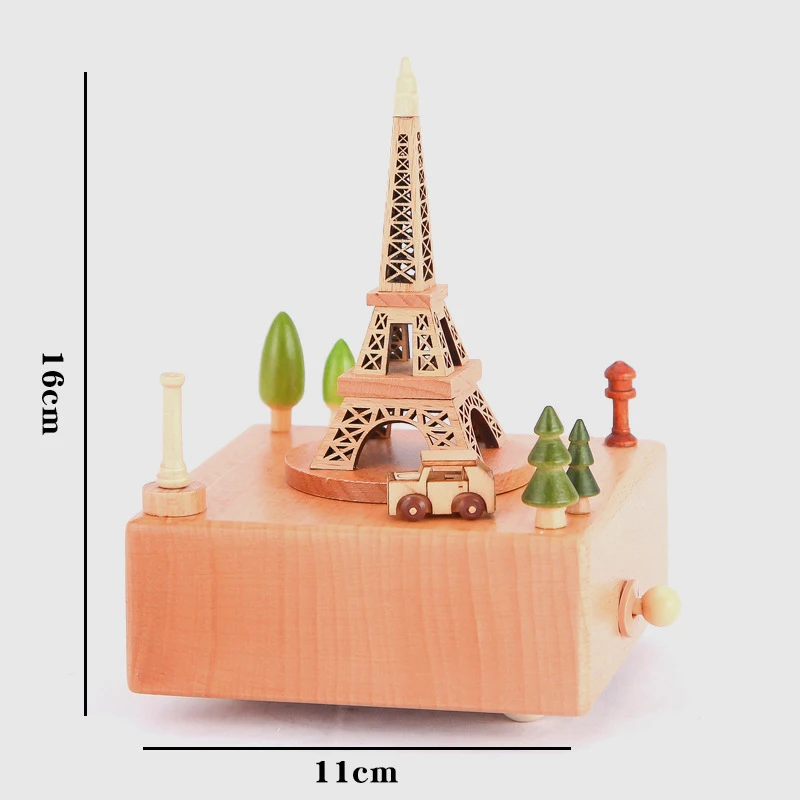 Романтический с оригинальными рисунками &quotПарижская башня музыкальная