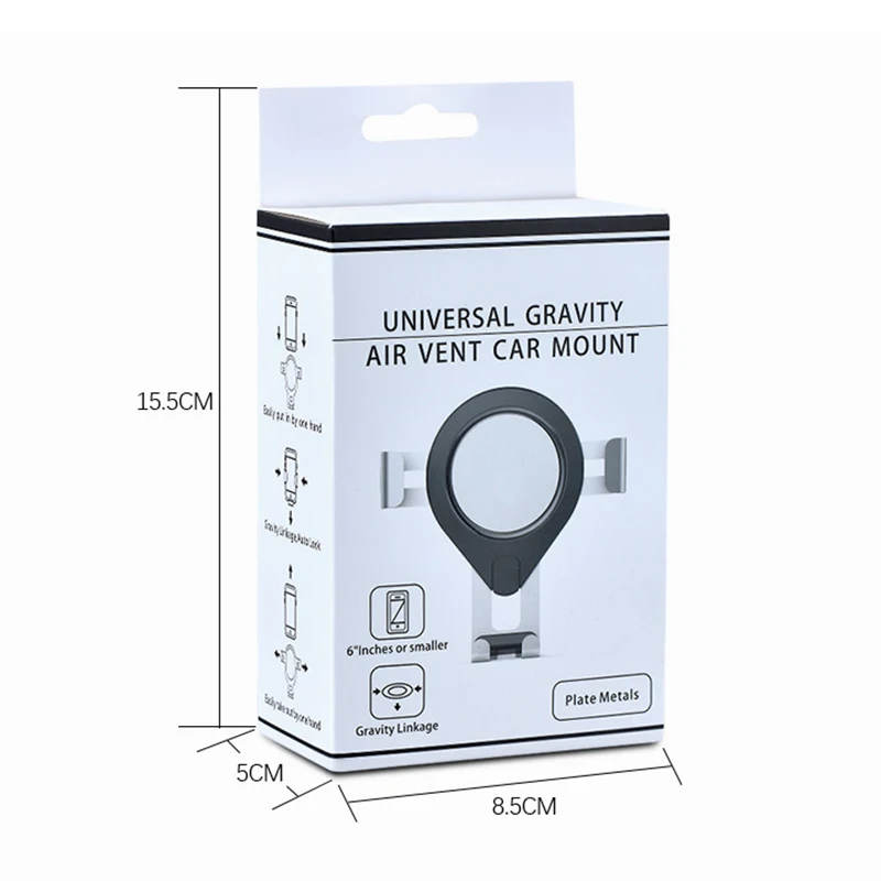 Автомобильный держатель для телефона с вентиляционным отверстием вращающийся