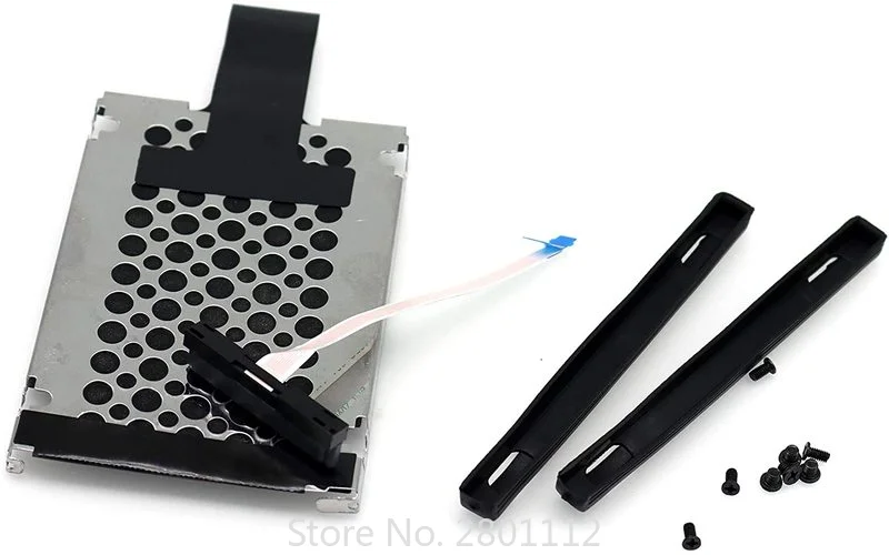 

NEW HDD Connector Cable Hard Drive Rack Caddy Rubber Rail for HP X360 15-BC 15T-BC 15-AX 15T-AX DD0G35HD011 DD0G75HD011