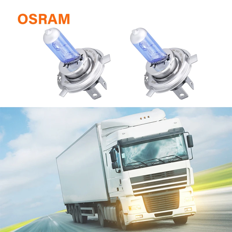 OSRAM 4000K H4 62270TX P43t 24V грузовик оригинальный галогенный 9003/HB2 Hi/Lo фара 130W