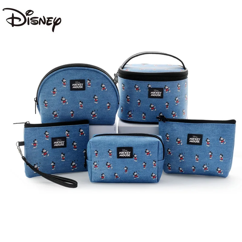 

Disney New Fashion Cartoon Mickey Outdoor Storage Bag Travel Cosmetic Bag Wash Bag Cute Mickey Mouse Coin Purse