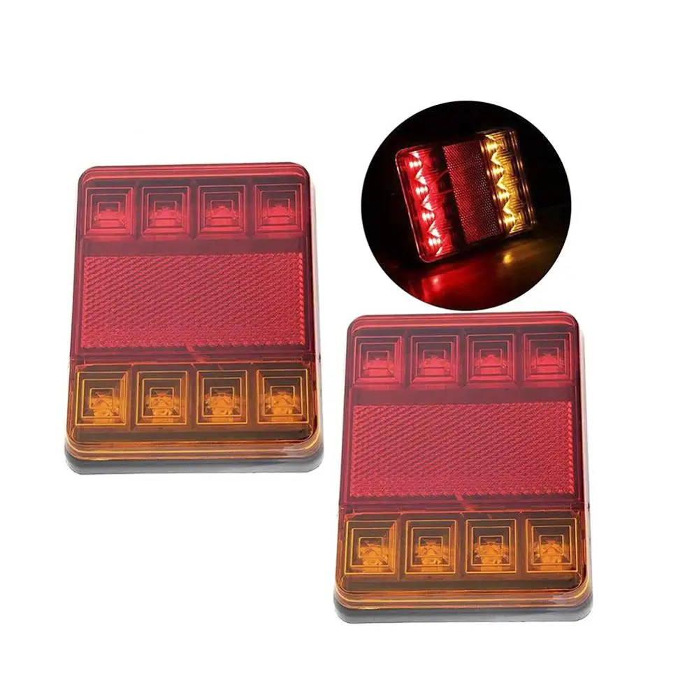 

8 LED Truck Side Lamp Automotive LED Rear-end Lamp Waterproof Warning Tail Light For Trucks Buses High Quality