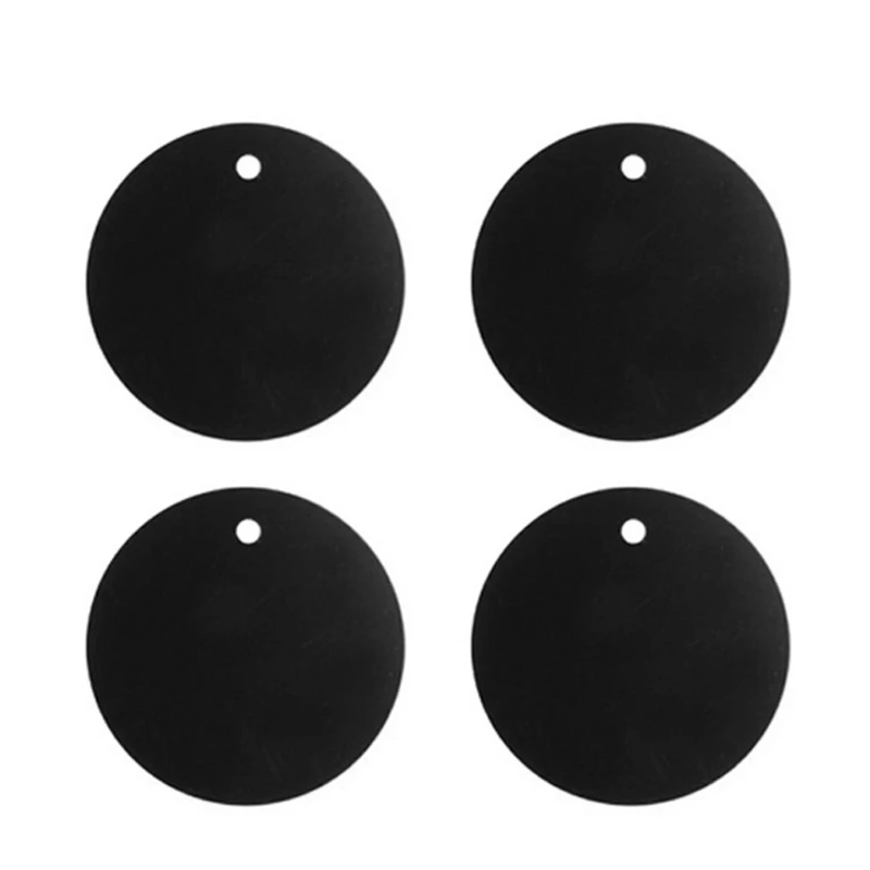 

4Pcs Round Metal Plate Replace For Magnetic Car Dash Mount Phone GPS PDA Holder
