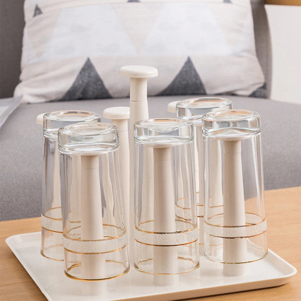 Сушилка для 9 чашек держатель кухонный органайзер хранения стеклянная бутылка