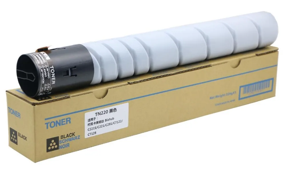 Тонер-картридж TN220 для Konica Minolta Bizhub C221/221S/281 C7122 | Компьютеры и офис