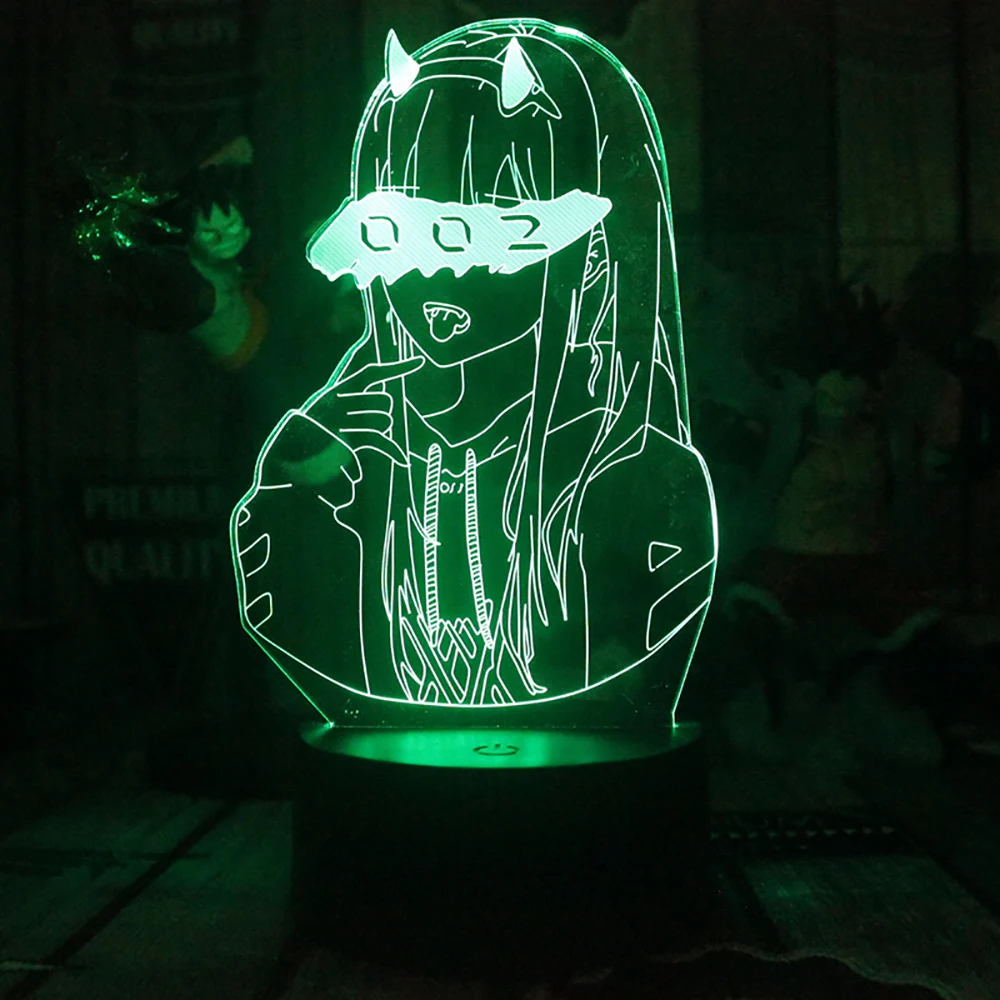 

LED USB Desk Lamp For Kids Room Decor Table Lampada Baby Christmas Gifts Nightlight 3D Acrylic LED Night Light Anime Ilusion
