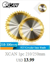 XCAN 1 шт. 165-300 мм TCT пильный диск Nano голубое покрытие циркулярная пила Лезвие для обработки древесины режущие диски твердосплавный пильный диск
