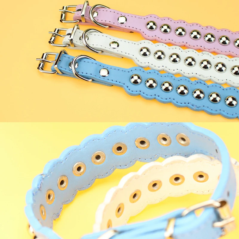 Ошейники для щенков собак ошейник с заклепками в стиле панк шипами ошейники