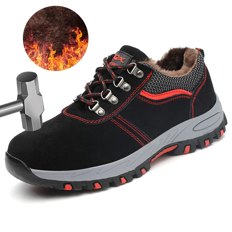 Охотничьи рабочие ботинки для мужчин Противоударная безопасная обувь сварки