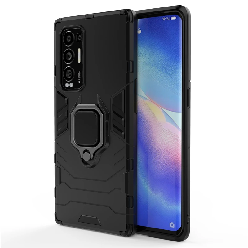 

Phone Case For OPPO Reno 5 Pro Plus Cover For OPPO Reno 5 Pro Plus PC Holder Magnetic Armor Case For OPPO Reno 5 Pro Plus Fundas