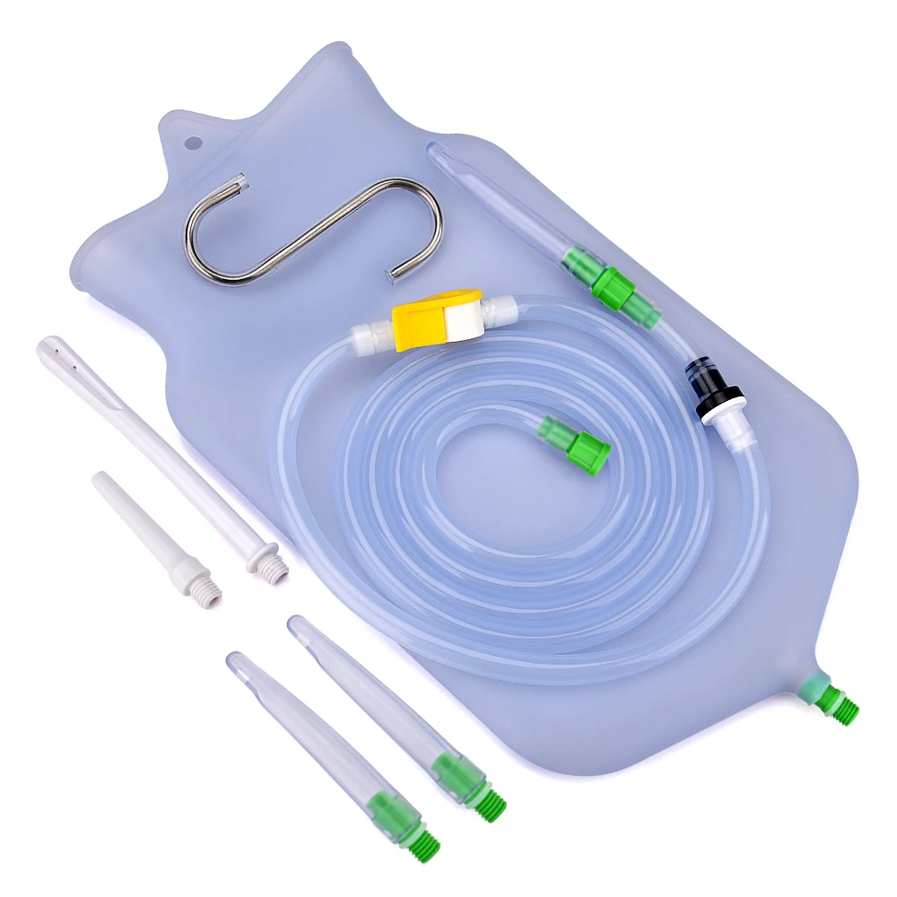 Сумка для клизмы силиконовая большая емкость многоразовая Вагина Анальный