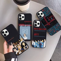 greys anatomy phone case for iphone 13 12 11 mini pro xs max 8 7 6 6s plus x se 2020 xr