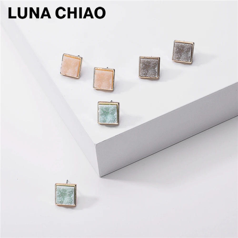 Набор гвоздиков LUNA CHIAO для женщин 6 пар карамельные цвета мини-гвоздики набор