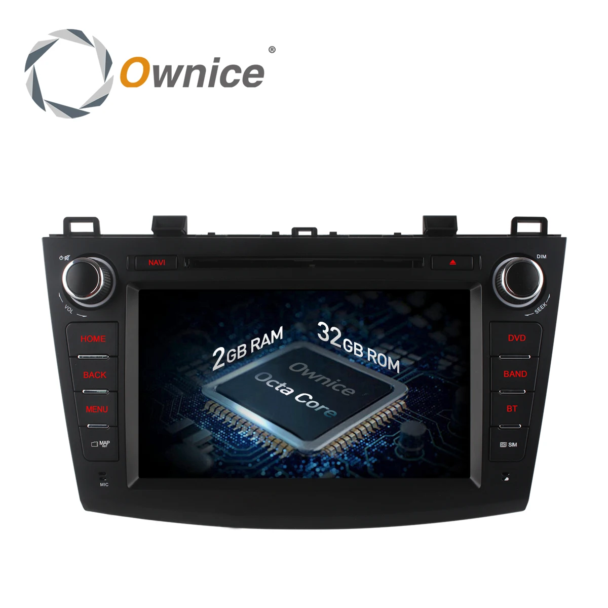 Ownice C500 Android 6 0 Octa 8 ядер для mazda 3 автомобильный DVD-плеер 2009-2012 радио с Wi-Fi 2 Гб ОЗУ 32
