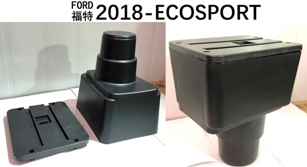 Для Ford Ecosport подлокотник коробка центральный магазин содержание подлокотник коробка с USB интерфейсом