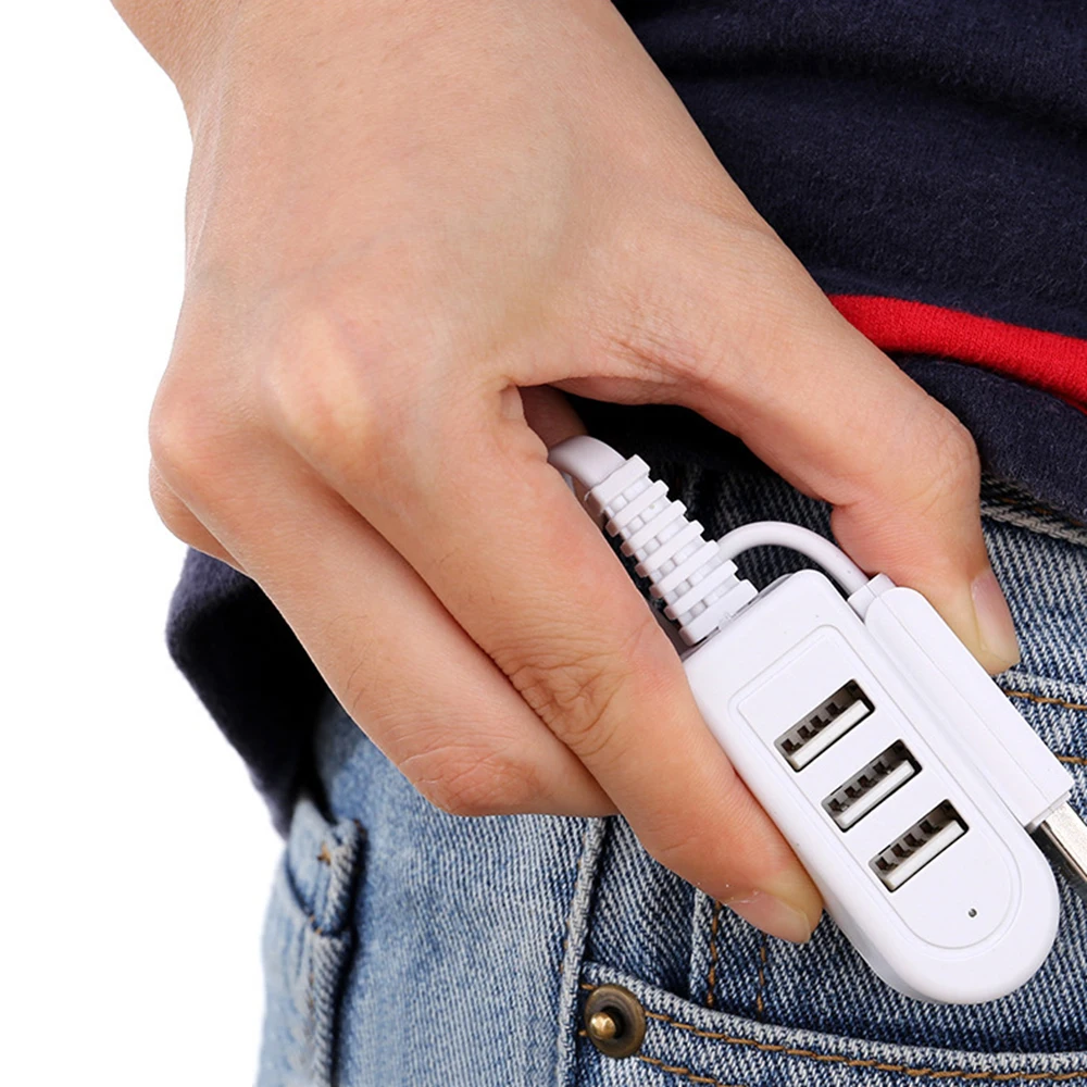 Мини-USB 3usb Многофункциональный 3A зарядное устройство конвертер Расширение линии многопортовый концентратор Мини usb мини-USB