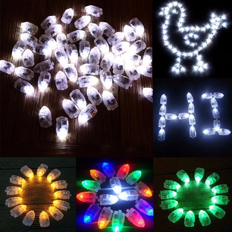 

10 PCS LED Wedding Party Plastic Mini Festival Decoration Balloon Light