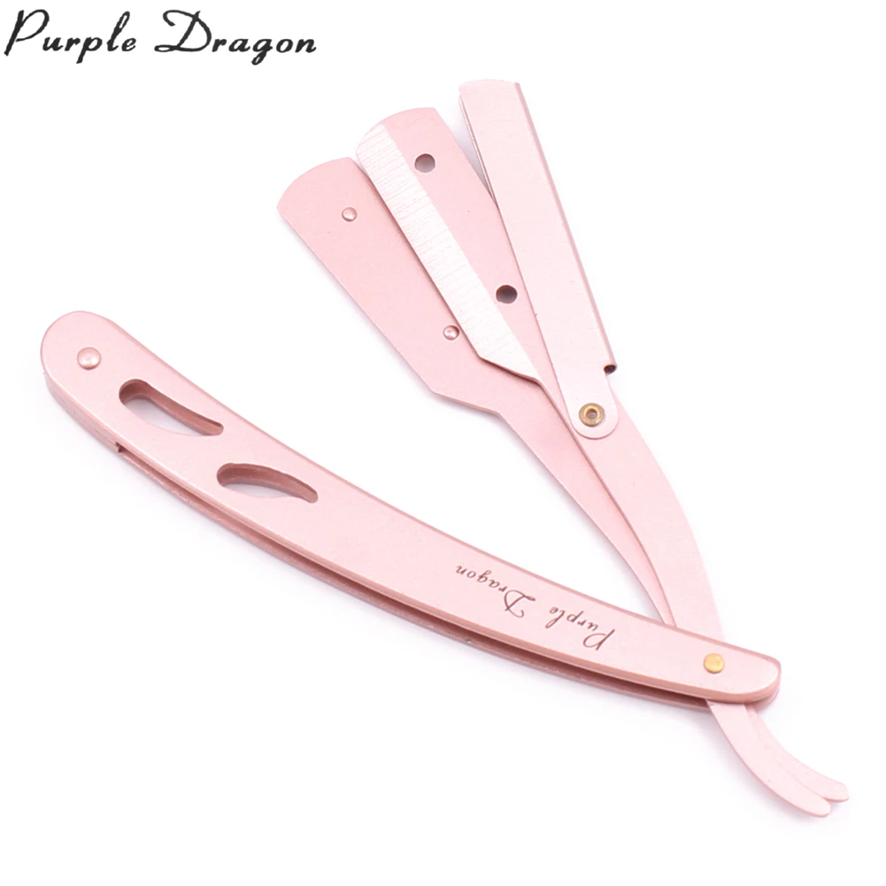 1 Набор фиолетовый драконовый брендовый Мужской прямой стальный складной нож для