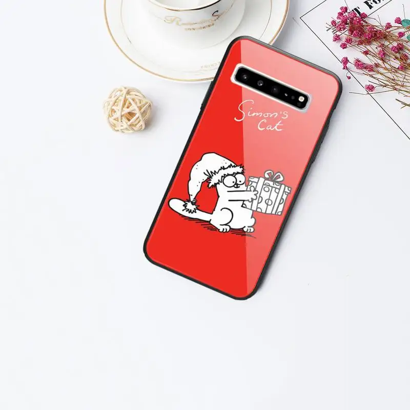 

China wangwang milk Glass Phone Case for Samsung Galaxy S20 Ultra S10 S9 S8 S7 Plus Edge S10 E lite Note 8 9 10 Pro Cover