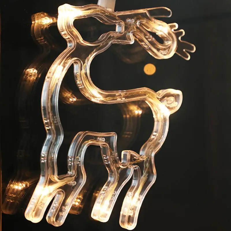 Светодиодный декоративный светильник с присоской вечерние праздничные на