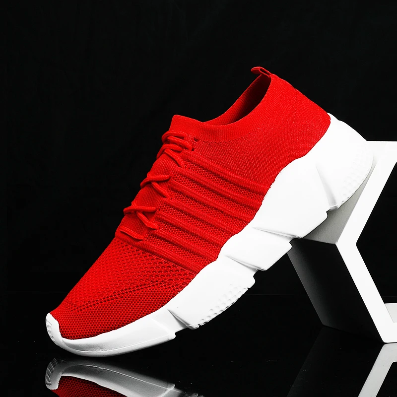 Мужской супер-светильник кроссовки 48 мужская обувь без шнуровки дышащие уличные