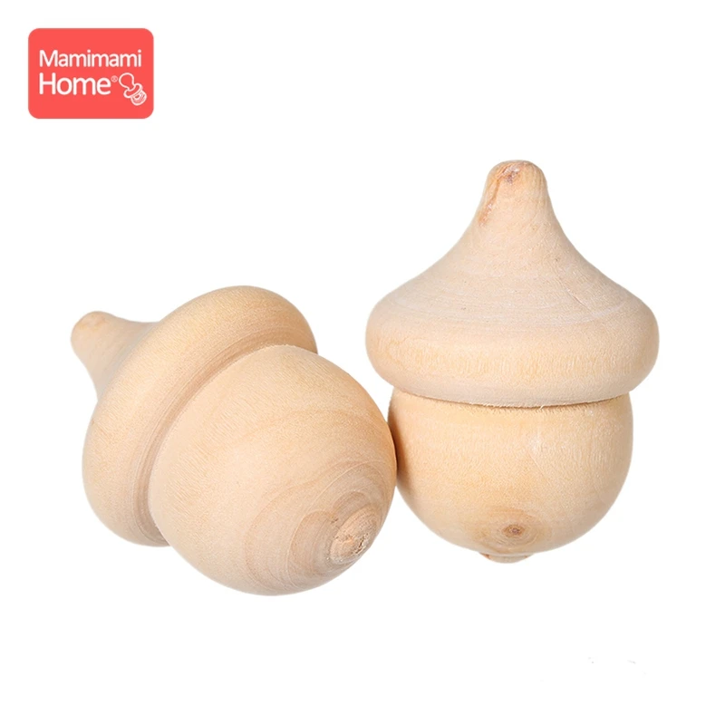 20 шт./лот деревянные игрушки для кукол Рождественская елка сосновые конусы