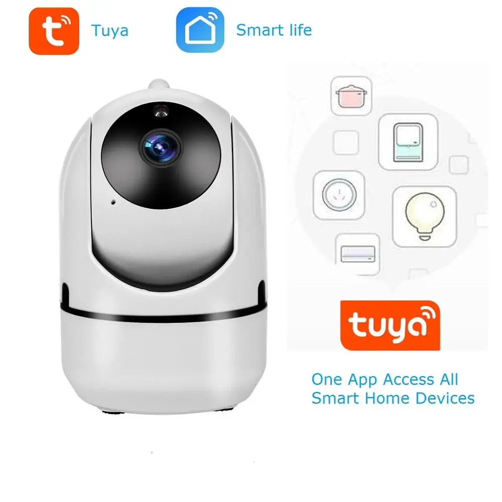 IP камера Tuya умная домашняя беспроводная с поддержкой Wi Fi 1080P|Камеры