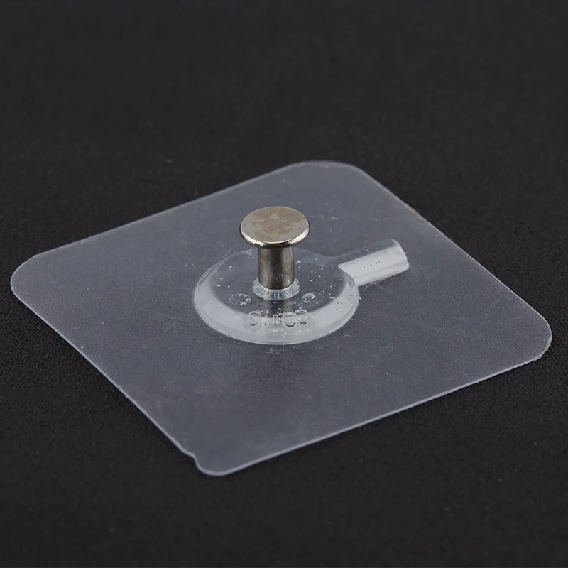 

5Pcs Punch-Free Transparent Strong Self Adhesive Door Wall Hangers Hooks