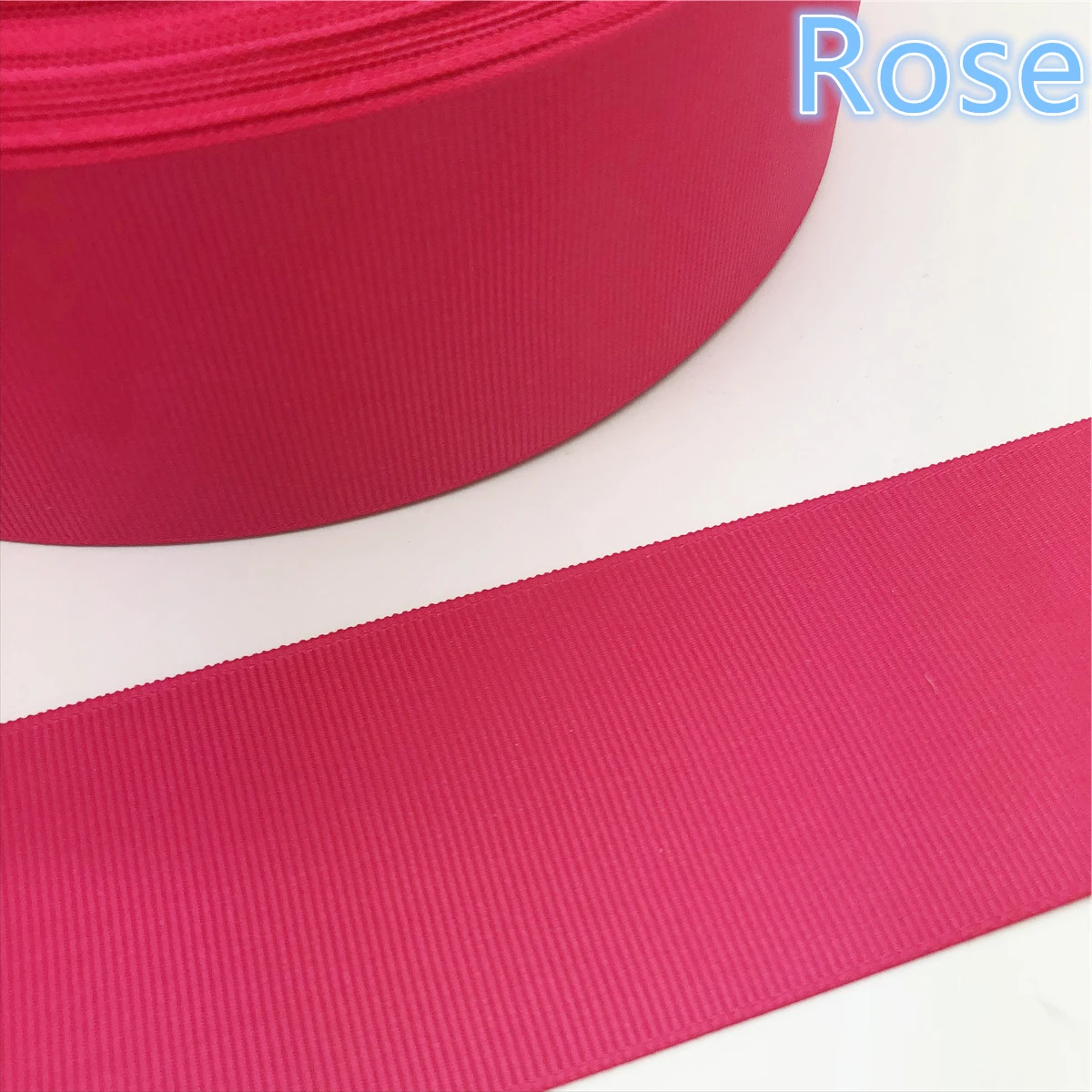 Rose Новинка; 10/15/20/25/40/50 мм Ширина Grosgrain поликлиновый приводной ремень многоцелевые Свадебная вечеринка - Цвет: Rose