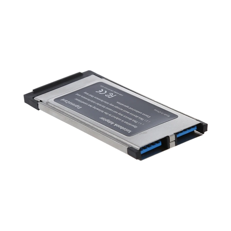 2 Port USB 3.0 Express Card Adapter Hub Cardbus for Laptop | Компьютеры и офис