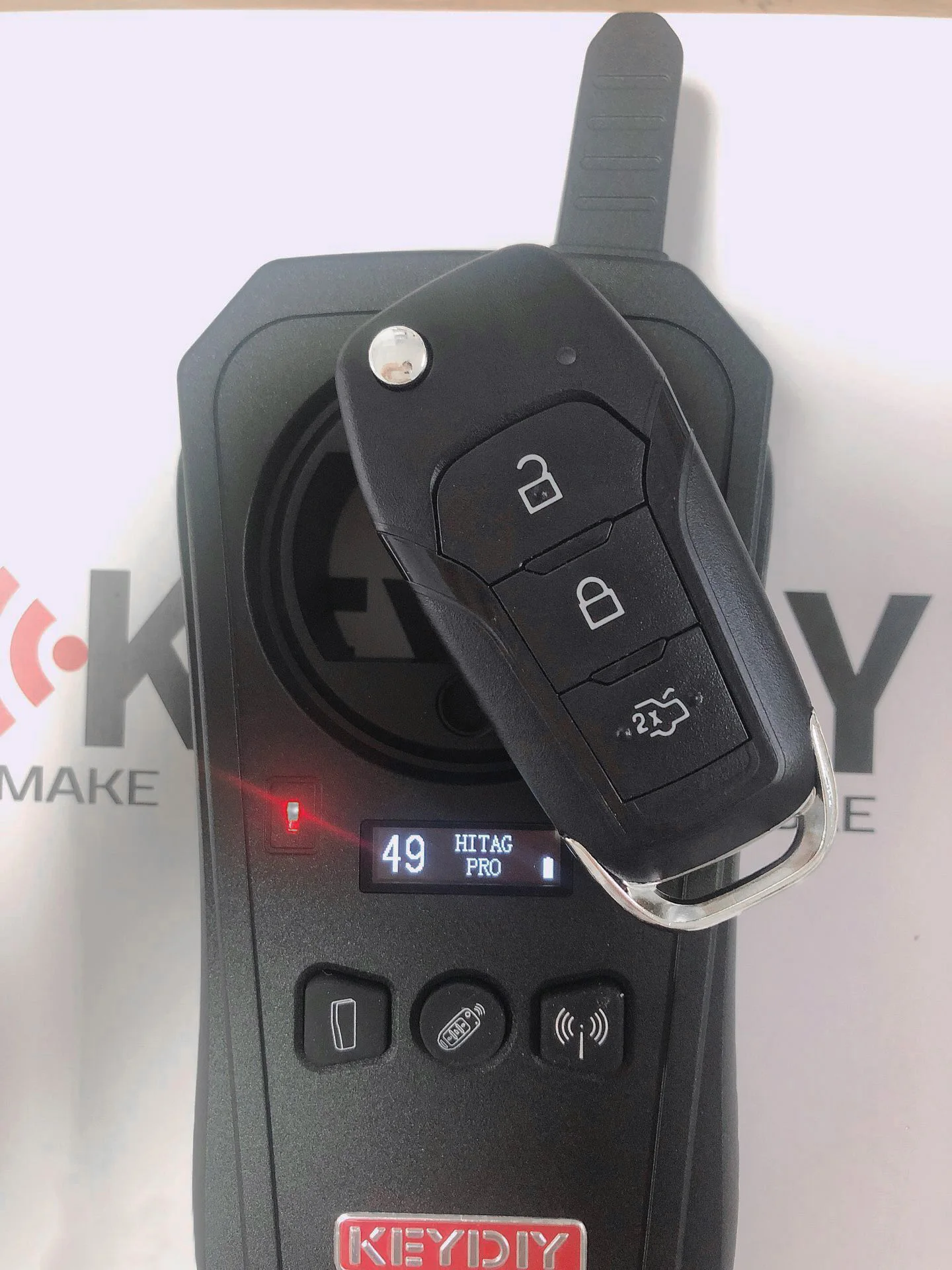 Складной дистанционный ключ 2/3 Кнопка 434 МГц с 49 чипом для Ford Escort New Mondeo 2014-2017 HU101 Blade