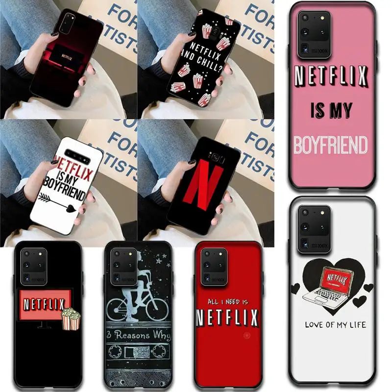 HPCHCJHM часы Netflix ТВ шоу DIY Печать чехол для телефона оболочка Samsung S20 plus Ultra S6 S7 edge S8 S9