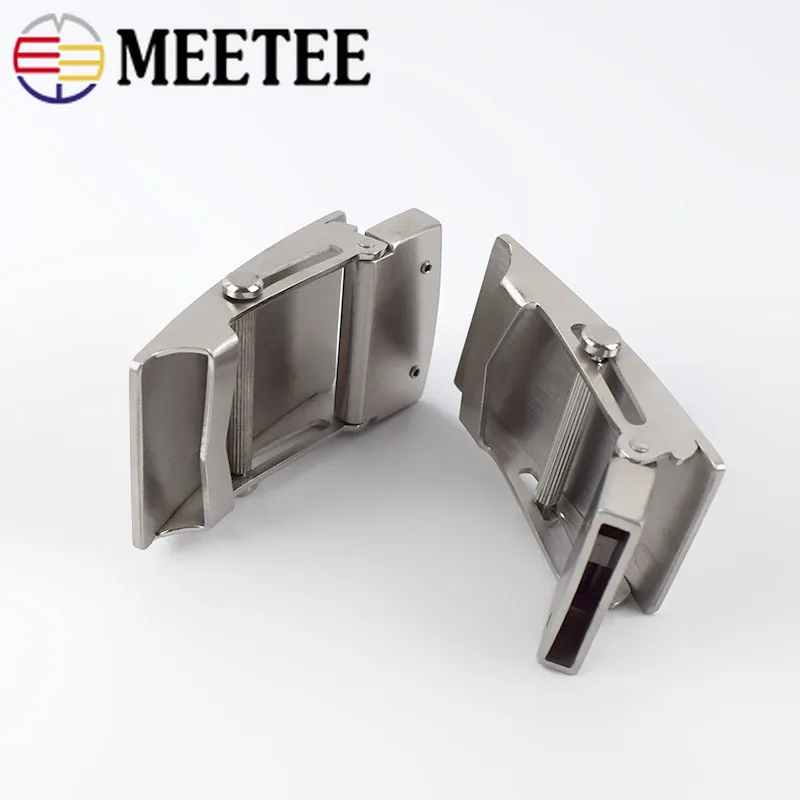 Meetee 1 шт. 36 мм/39 мм нержавеющая сталь ролик Беззубик мужской ремень пряжка