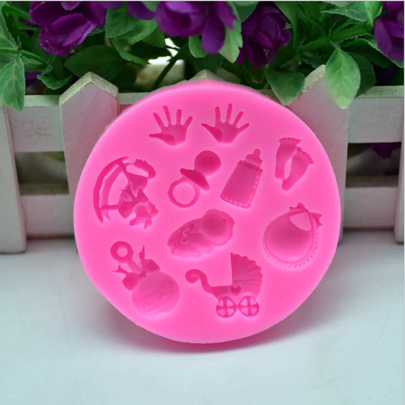 Baby Shower вечерние Коляска ручной бутылки троянским конем принт на Форма 3D