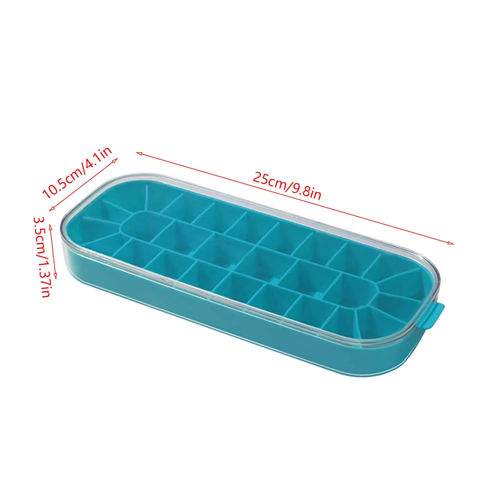 

Food Grade Silicone Ice Tray Home with Lid DIY Ice Cube Mold Square Shape Ice Cream Silicone Ice Making Kitchen Bar Accessories