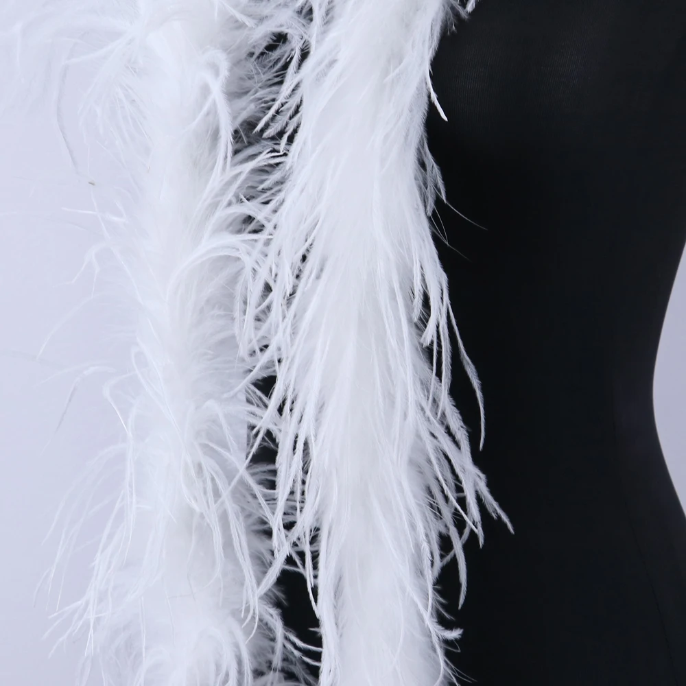 Высококачественное двухметровое страусиное перо боа страуса украшение для