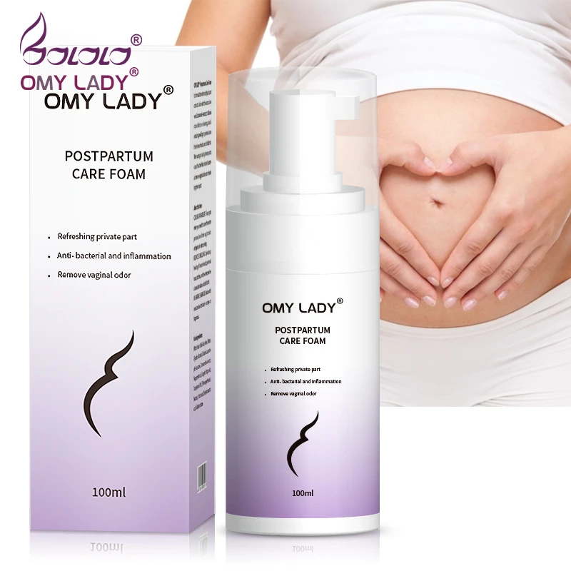 

OMY LADY Feminine Intimate Postpartum Care Mousse Cooling Pain Relieving Witch Hazel Feminine Wash Organic Vagina Detox Clean