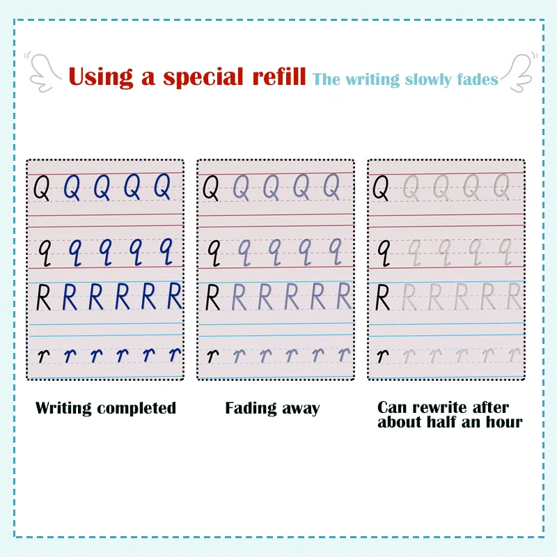 English Copybook For Calligraphy Books Kids Word Children's Book Handwriting Children writing Learning Practice | Канцтовары для