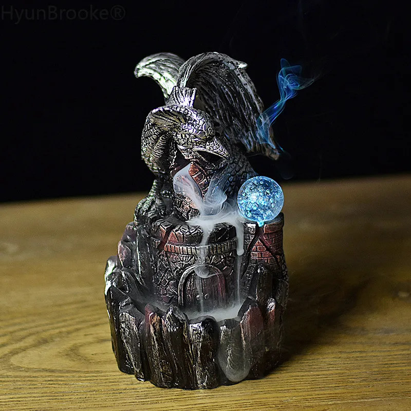 Подставка для благовоний Fly Dragon полимерная курильница со светодиодный Ной